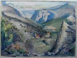 aquarelle Charles Cerny 1948