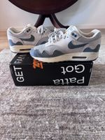 Nike Air Max 1 Patta Argent Metallic size 41, excellent état