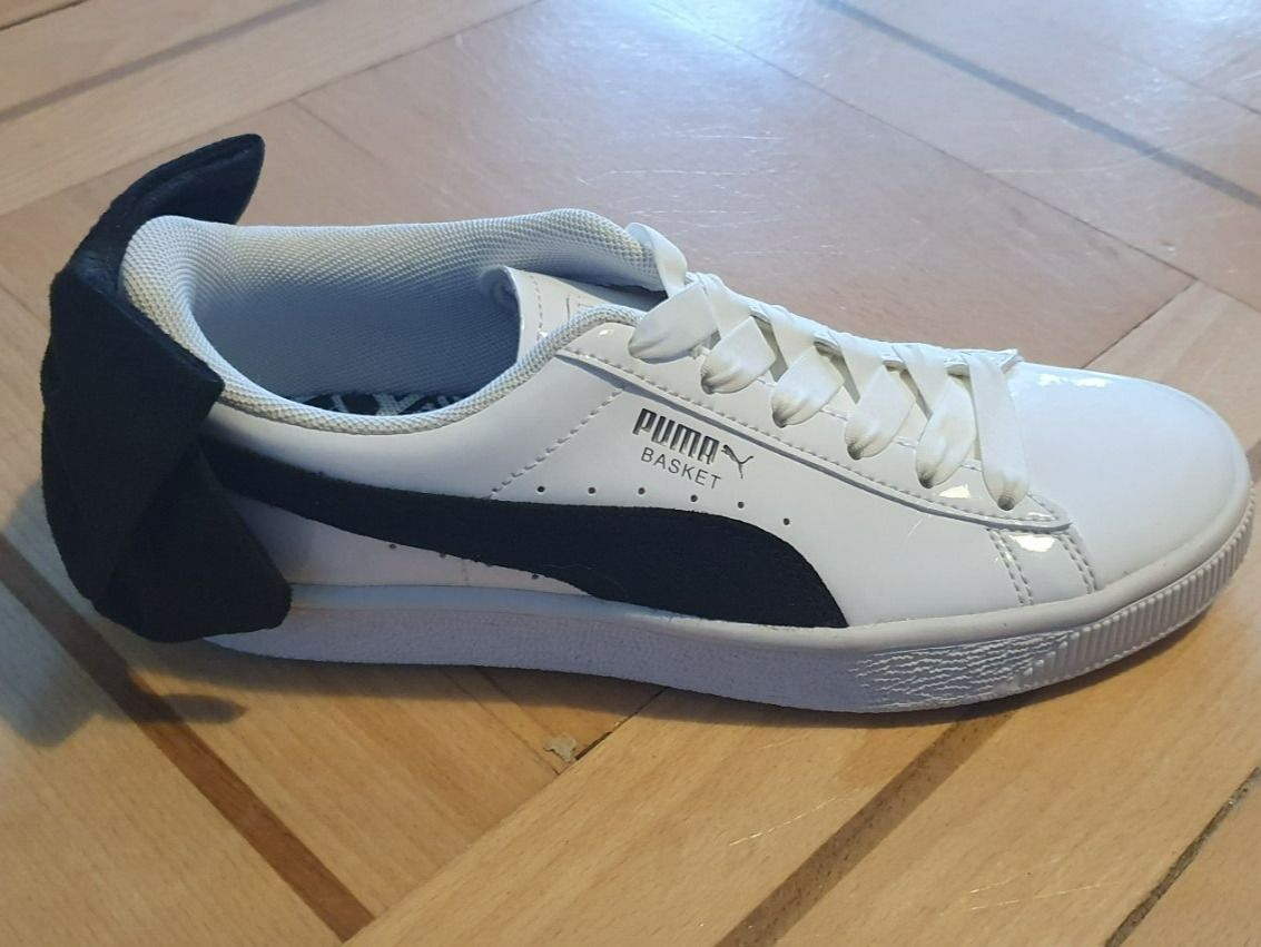 Puma Damenschuhe: Neue PUMA Sneaker 'Basket Bow' zweifarbig Gr. 36 – Neu (gemäss Beschreibung) aus St. Gallen von rid_2fs2 4