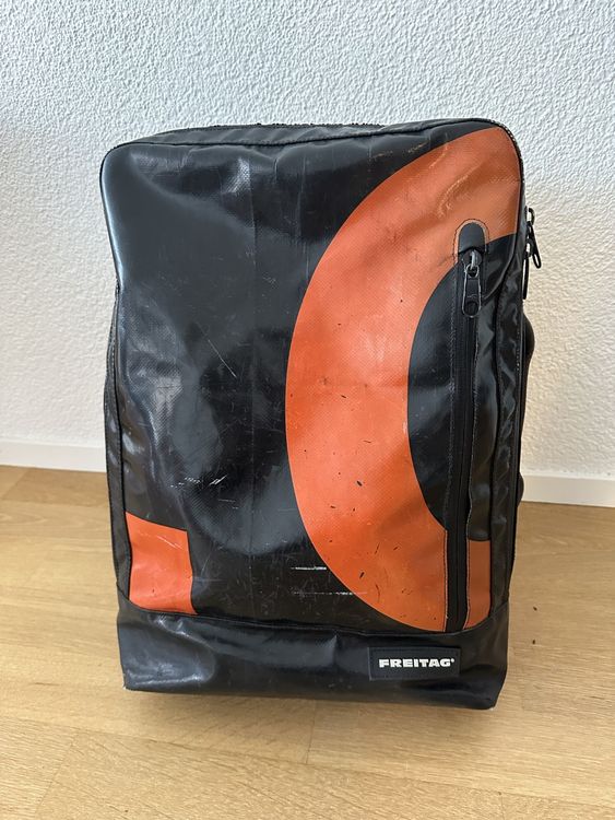 LYON GAMER Abnehmbarer Trolley Rucksack Schwarz-orange - 27 Liter, Verstellbar & Organisiert