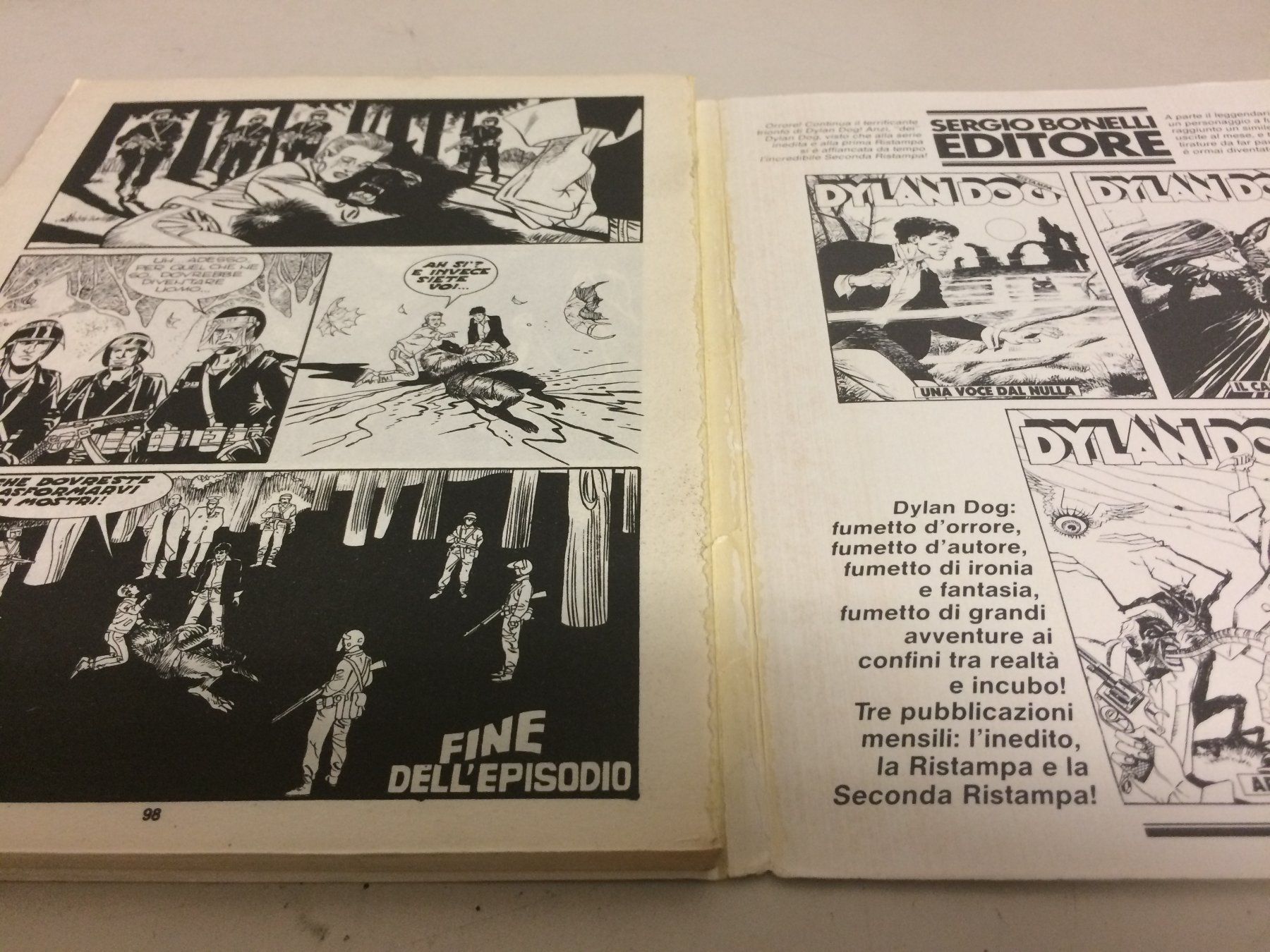 Fumetti: DYLAN DOG # 72 L'ULTIMO PLENILUNIO  Sergio Bonelli 1992 – Usato da Vezia venduto da Aquarius_Age 5