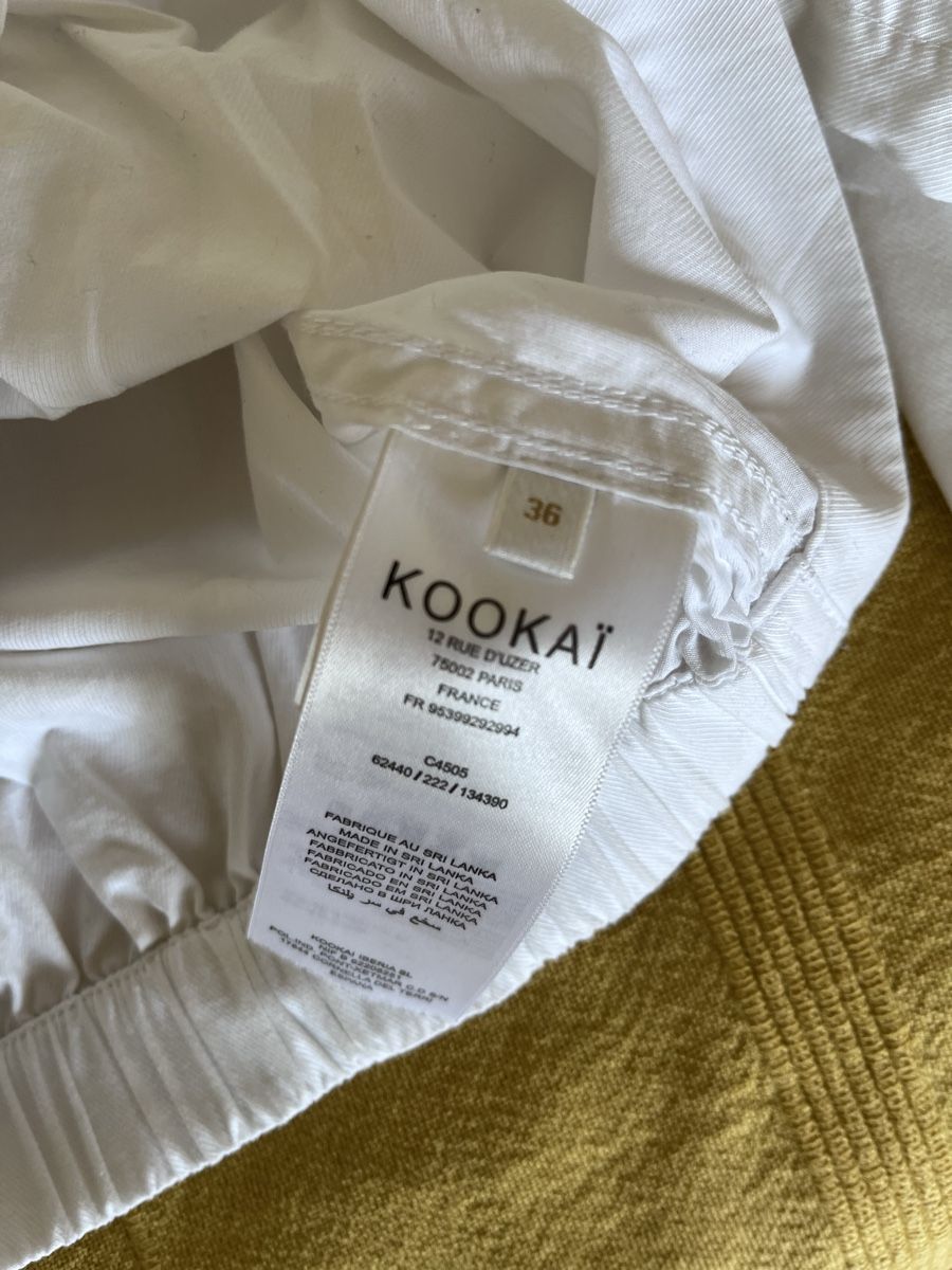 Kookai Camicette: Chemise Blanche Kookai T36 – Nuovo (secondo la descrizione) da Lausanne venduto da jflow91 3