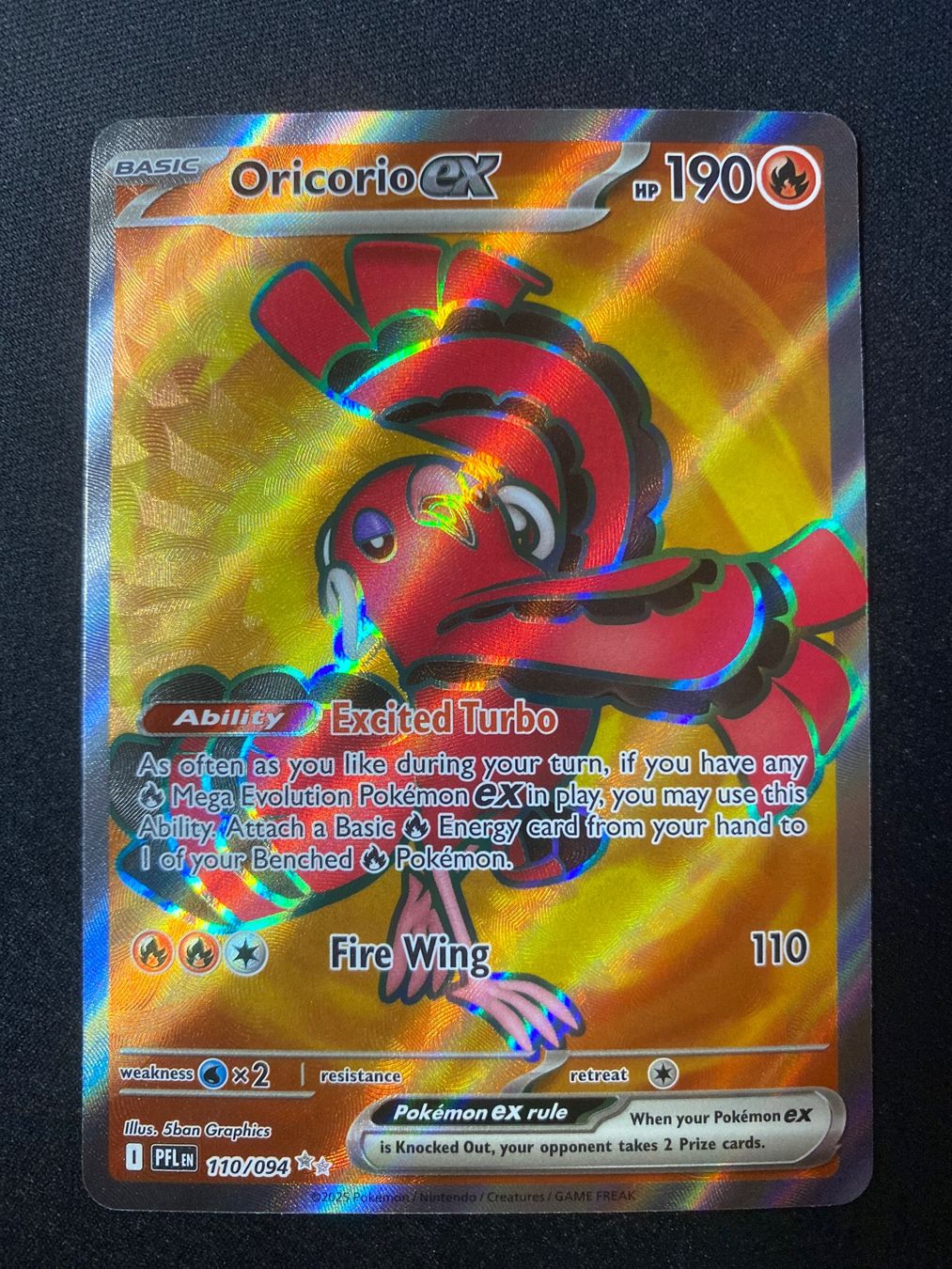 Pokémon Sammelbilder & Trading cards: Oricorio ex 110 - Choreogel ex - Phantasmal Flames - EN – Neu (gemäss Beschreibung) aus Hausen AG von Shrade
