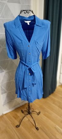 kleid mit bindgürtel gr S