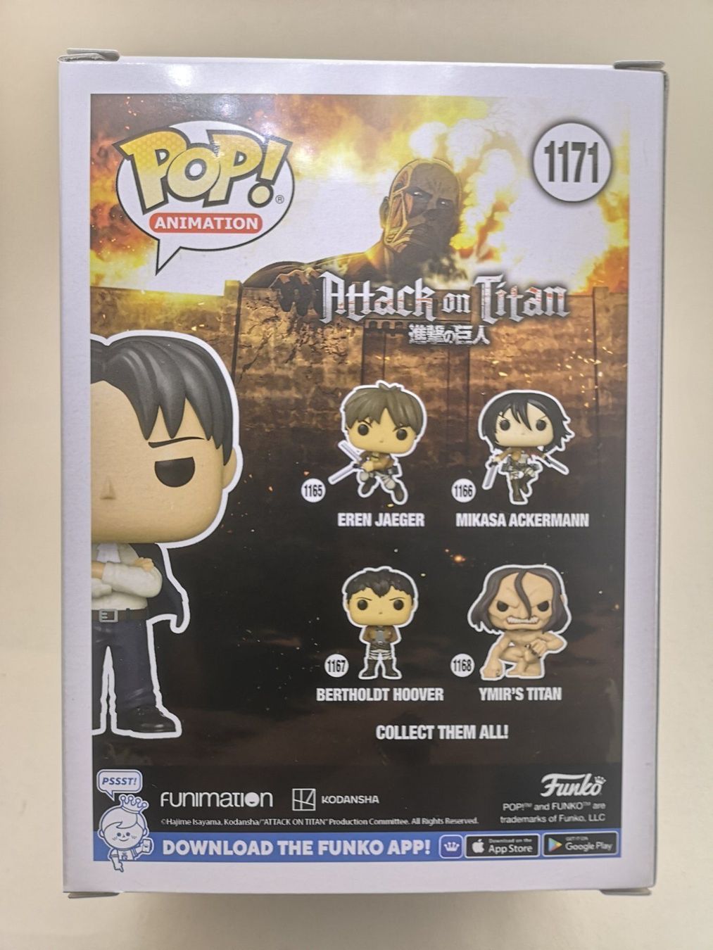 Funko Figuren: Funko Pop Formal Levi #1171 – Neu und originalverpackt aus Riehen von _TheCollectorShop_ 1