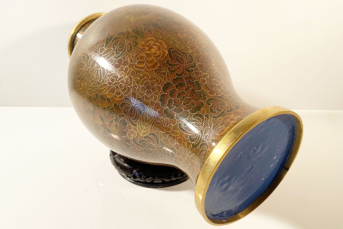Vasi & Recipienti: Grosse chinesische Cloisonné Vase – Usato da Ballwil venduto da ClassicGallery 2