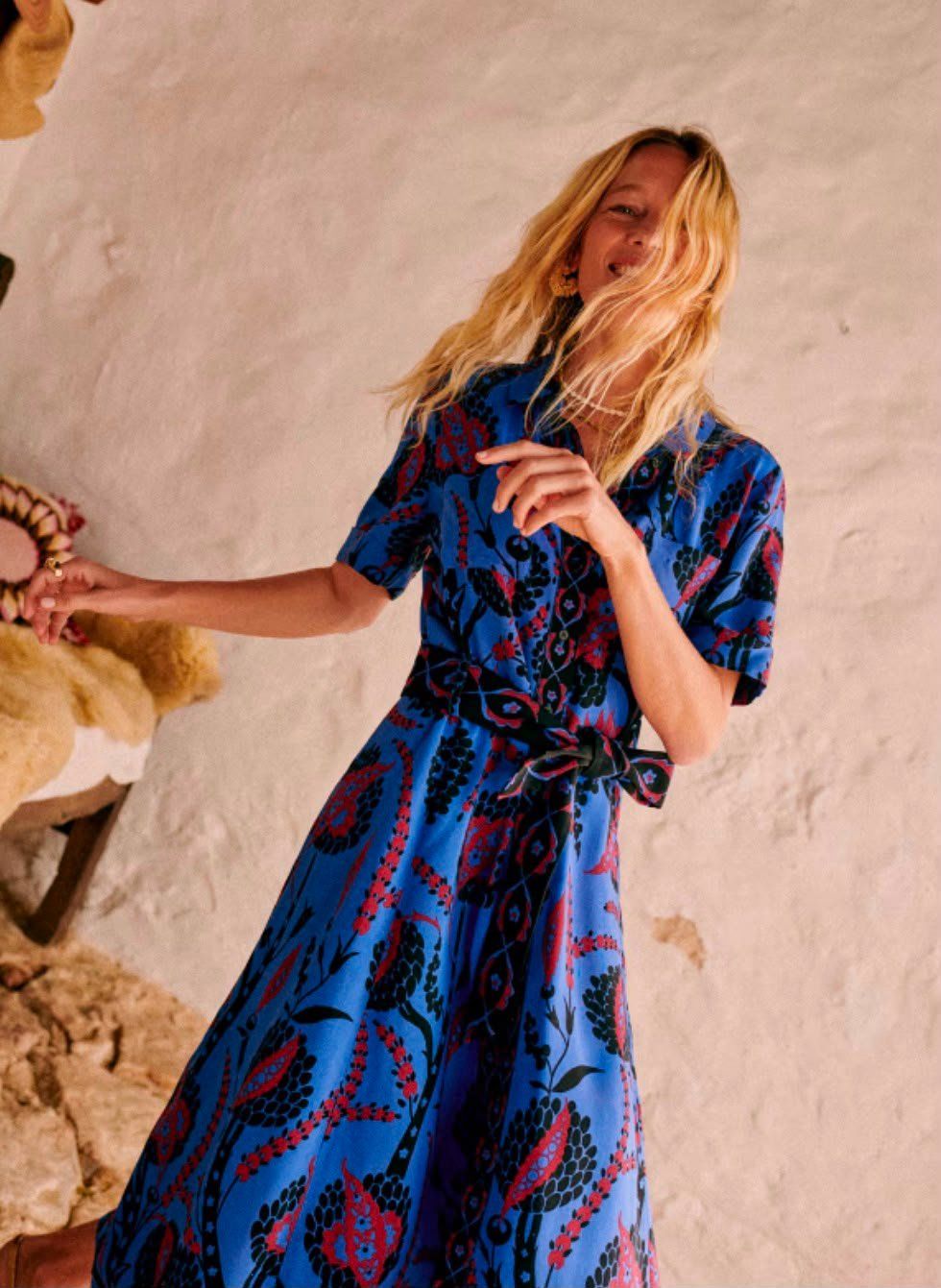 Vestiti: Sezane Adele Kleid Atla Blue, Gr. 38, neu – Nuovo e nell'imballaggio originale da Hedingen venduto da muse10