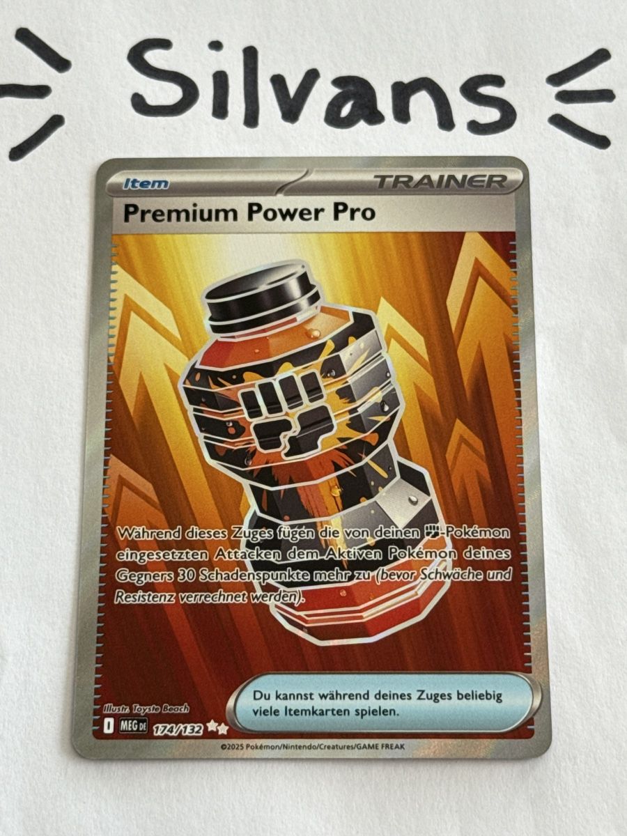 Pokémon Carte collezionabili: Premium Power Pro MEG 174 Mega Entwicklung Deutsch – Nuovo (secondo la descrizione) da Wil SG venduto da Silvans