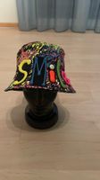 Bunter Fischerhut mit Smile Schriftzug