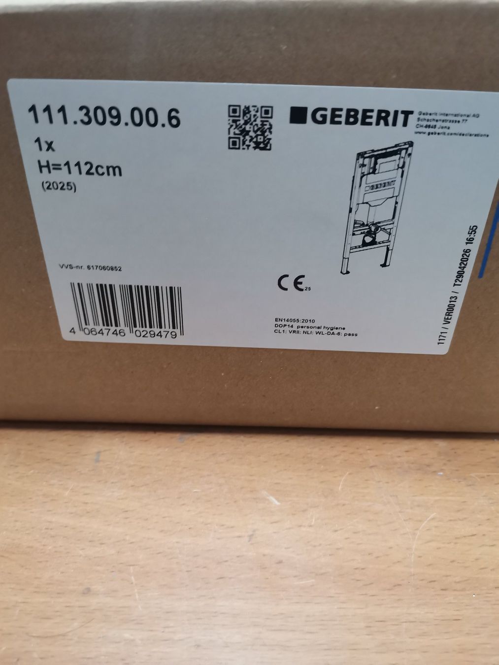 WC: Geberit Duofix WC-Kasten – Nuovo e nell'imballaggio originale da Kirchenthurnen venduto da mina34