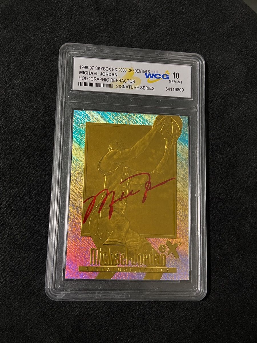 Cartoline: Michael Jordan 1996 Skybox EX-2000 Holographic Refractor – Nuovo (secondo la descrizione) da Genève venduto da nyu_cnb5 1