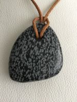 Anhänger Schneeflockenobsidian Heilstein