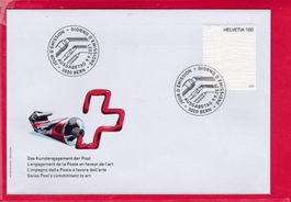 2021, FDC, KUNSTENGAGEMENT DER POST, 9.9.2021