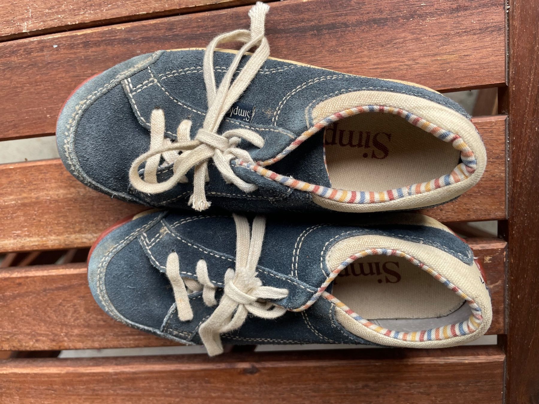 Chaussures garçon: Simple Halbschuhe blau – D'occasion à Bern par brup 2
