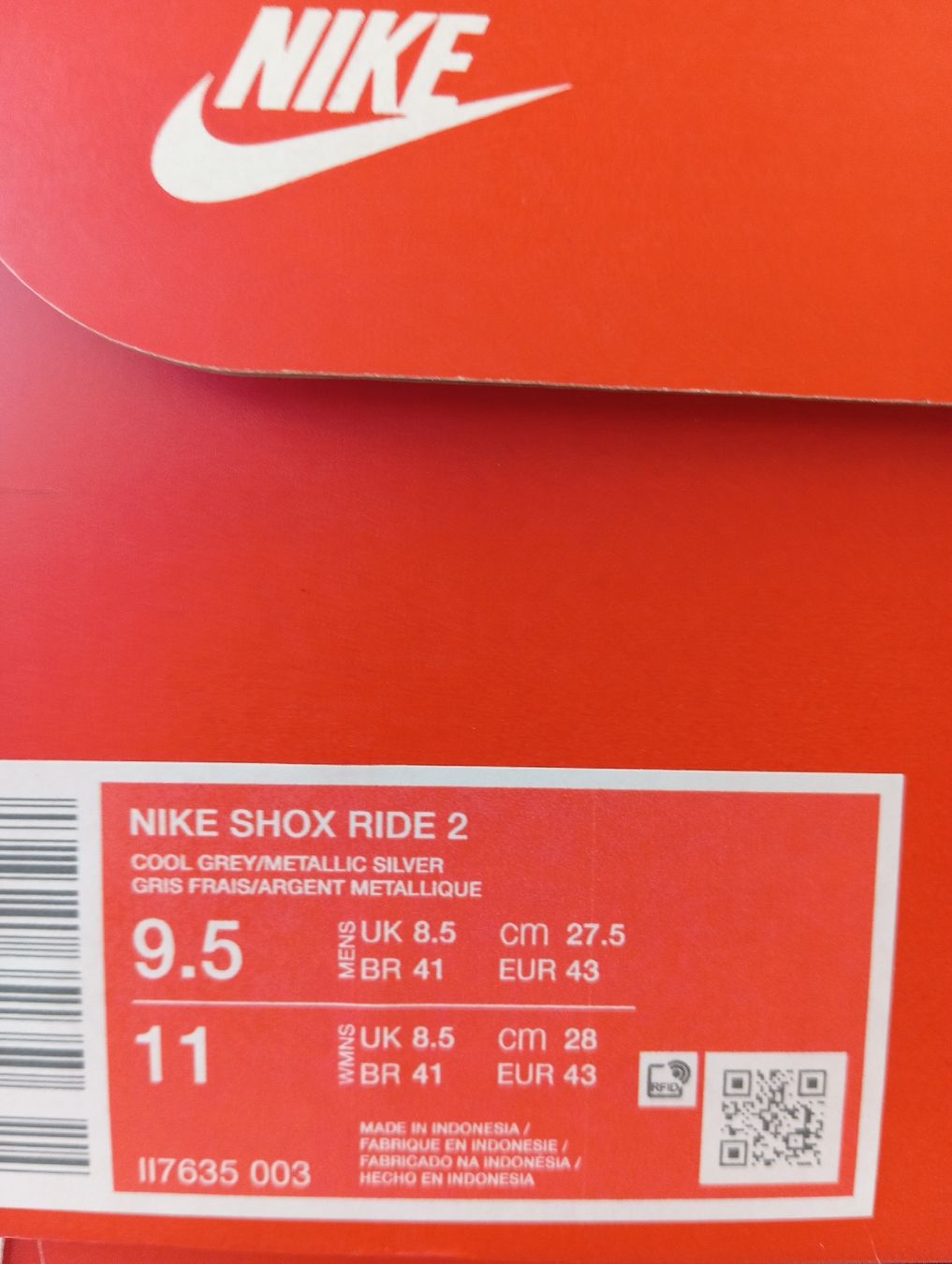 Nike Chaussures hommes: Nike Shox Ride 2 (EU43) – Neuf avec emballage d'origine à Schaffhausen par outlez 7