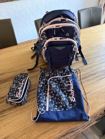 Satch Schulrucksack mit Etui und Sporttasche