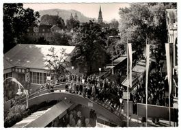 St. Gallen, OLMA, Fussgängerbrücke, gelaufen 1966