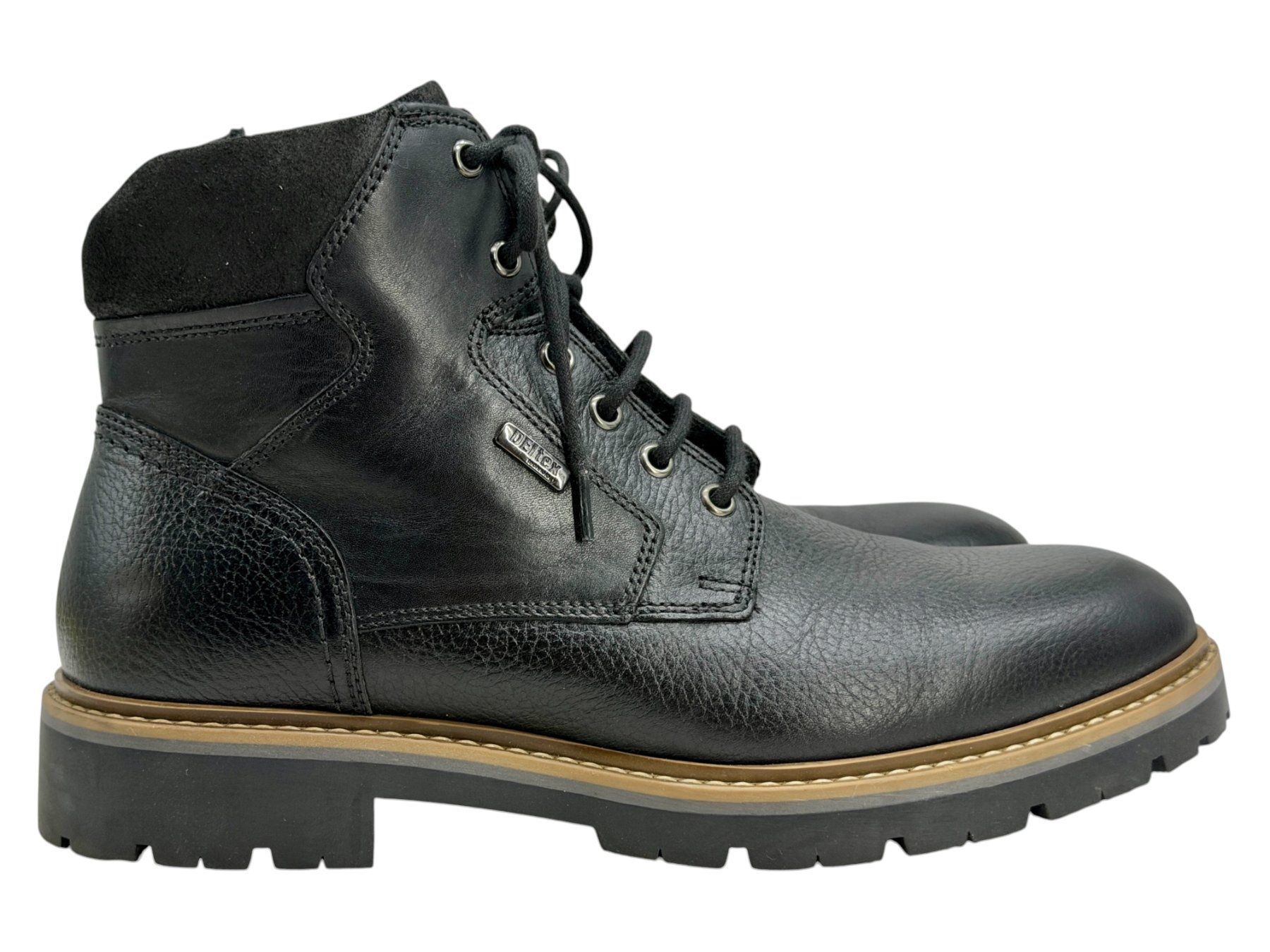 Herrenschuhe: Bottines AM en cuir noir lacées. Pointure 42 – Gebraucht aus Cossonay-Ville von PatineDuTemps 4