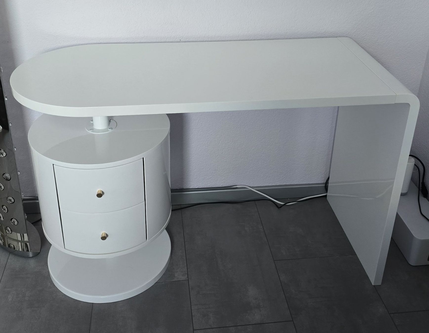 Tavoli da trucco: Schminktisch Lara Weiss Hochglanz – Usato da Derendingen venduto da steven63 5