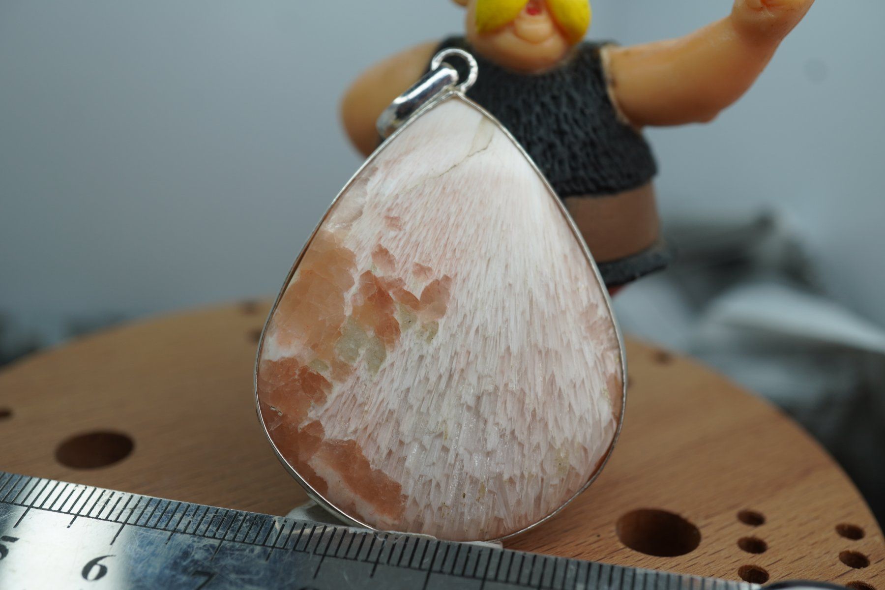 Mineralien & Heilsteine: Skolezit  925 Silber   Anhänger  "TOPSTONE" – Neu und originalverpackt aus Eschenbach SG von topstone 1