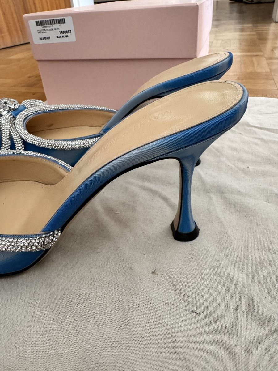 Scarpe da donna: MACH & MACH BLUE MULES – Usato da Zürich venduto da won_b75s 6