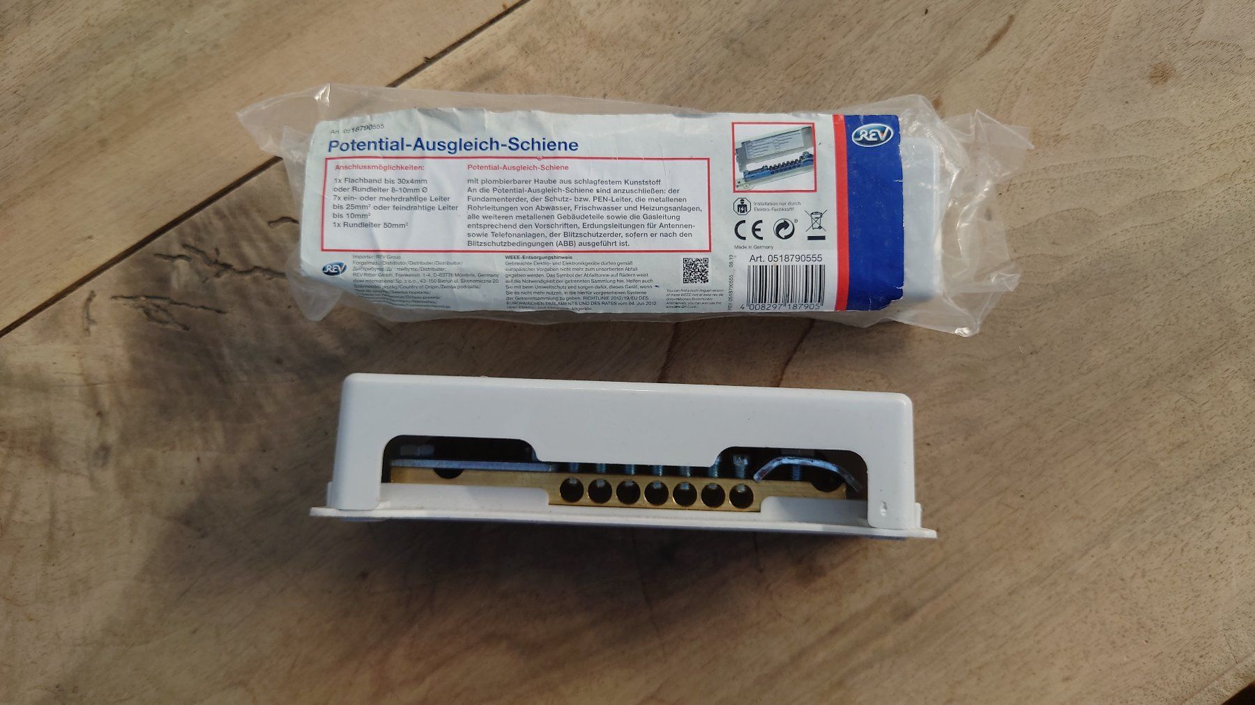 Componenti elettronici: Potentialausgleichsschiene 7 Anschlüsse 2 Stück – Nuovo e nell'imballaggio originale da Wittenbach venduto da Aberanders 5