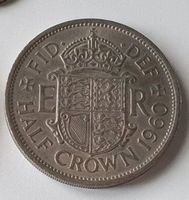 Half Crown Grossbritanien 1960 vorzüglich