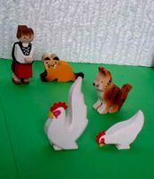 Neue Trauffer Holzfiguren  5-teilig  mit original Etiketten