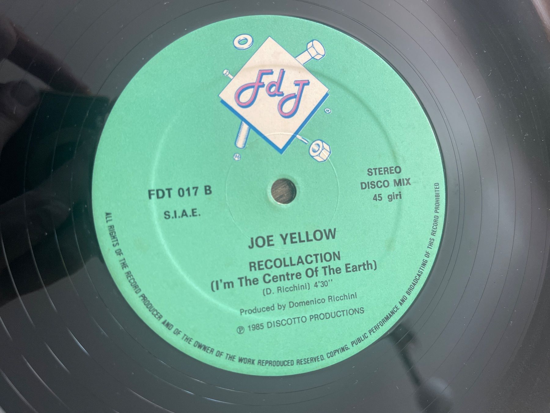 Dischi in vinile: A841/Joe Yellow Recollection – Usato da Frutigen venduto da Philippe_jsp 2