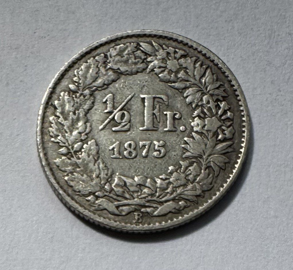 Tutti le monete: 1875 50 Rappen ss – Usato da Kirchberg SG venduto da Zenhad69