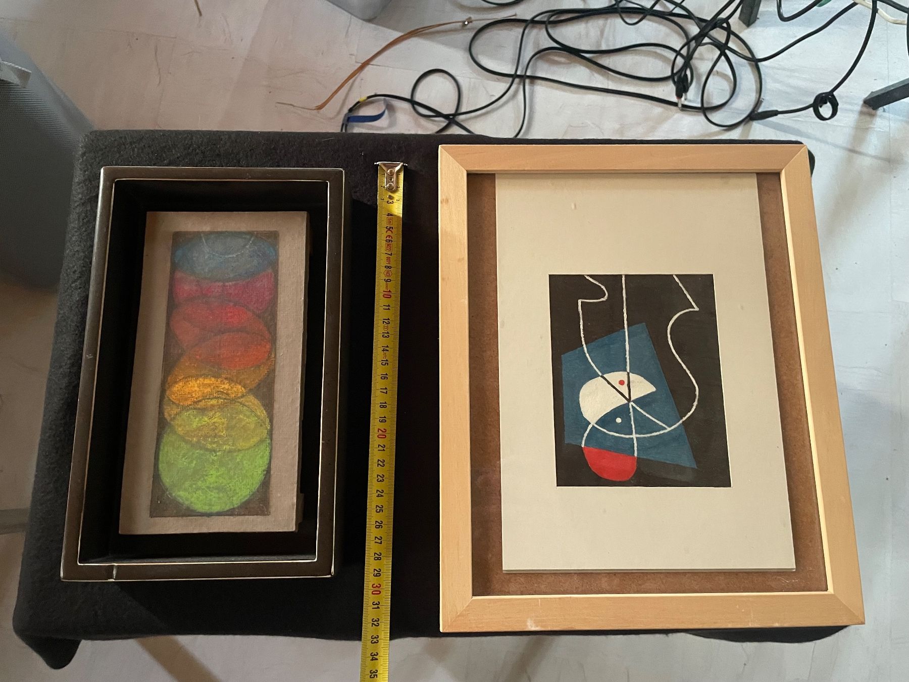 Gemälde: 2x Gemälde Abstrakt – Gebraucht aus Zürich von Arcana_Fail
