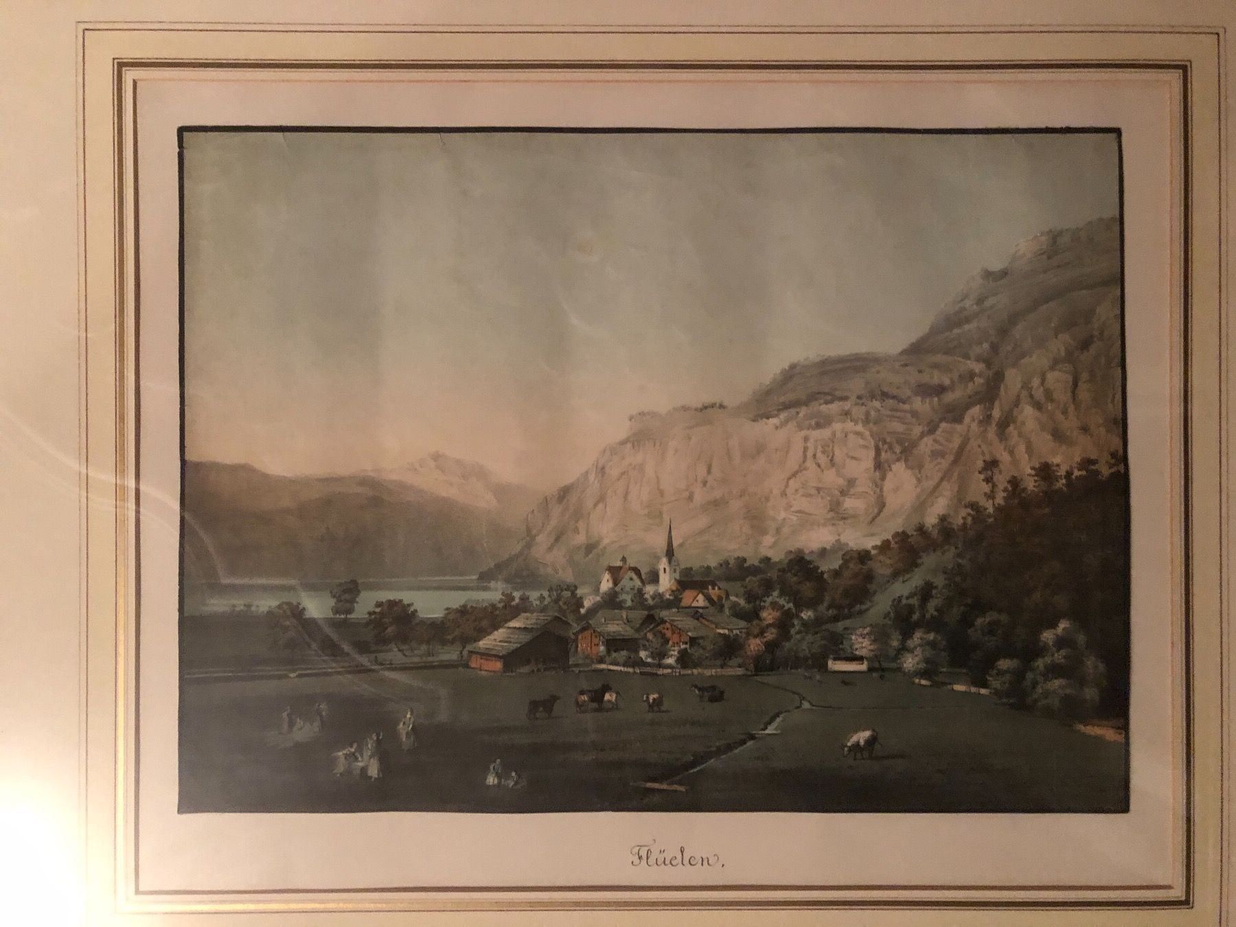 Arts picturaux & lithographies: Lithographie von EUGENE CICERI, um 1850! – D'occasion à Wald ZH par mlnt 7