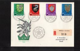 1979 FDC  Pro Patria R-Brief nach Basel