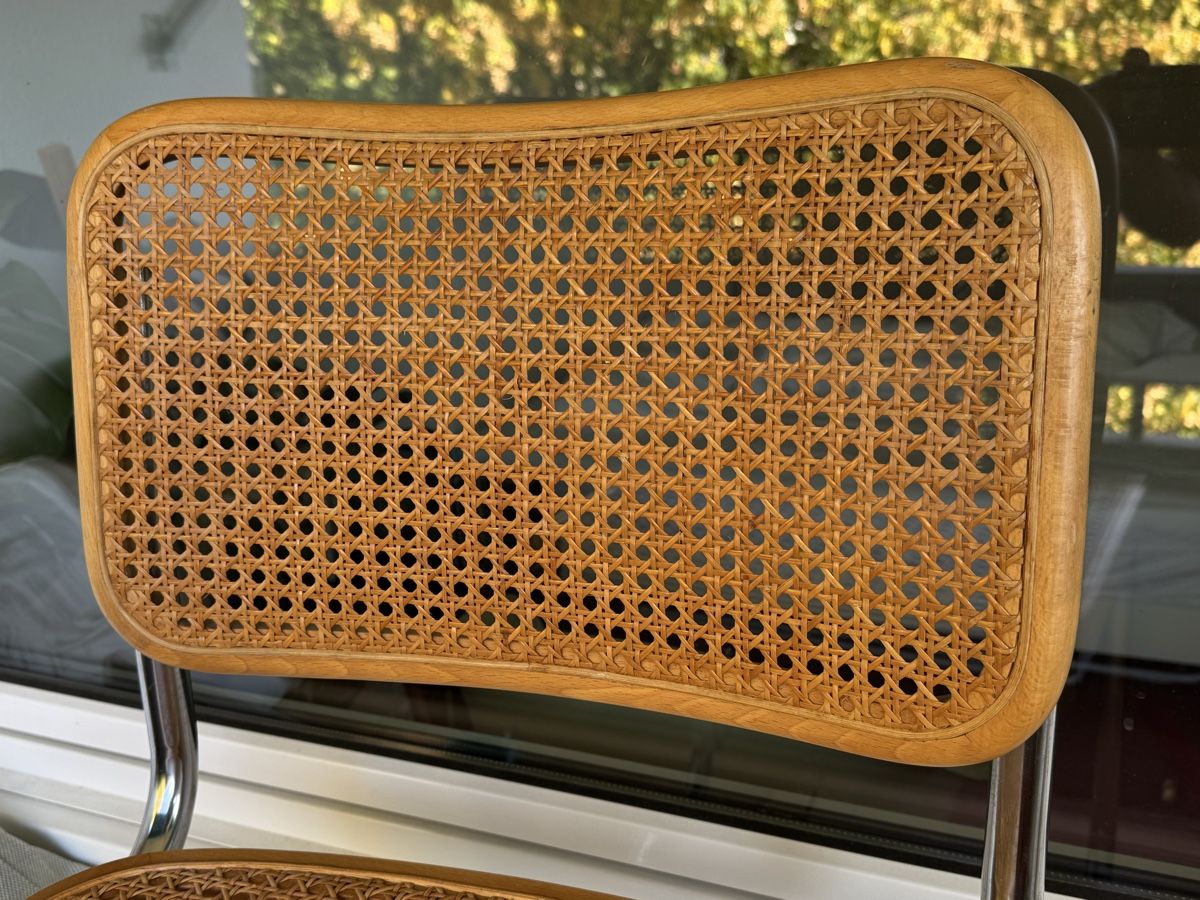 Chaises: Freischwinger mit Korbgeflecht ähnlich Thonet – D'occasion à Zürich par Fahrenhyde 2