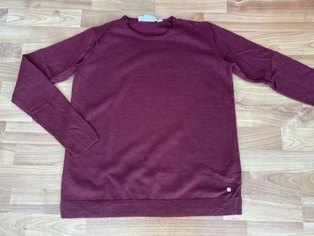 Strick Pullover, dunkelrot, Grösse S, H&M