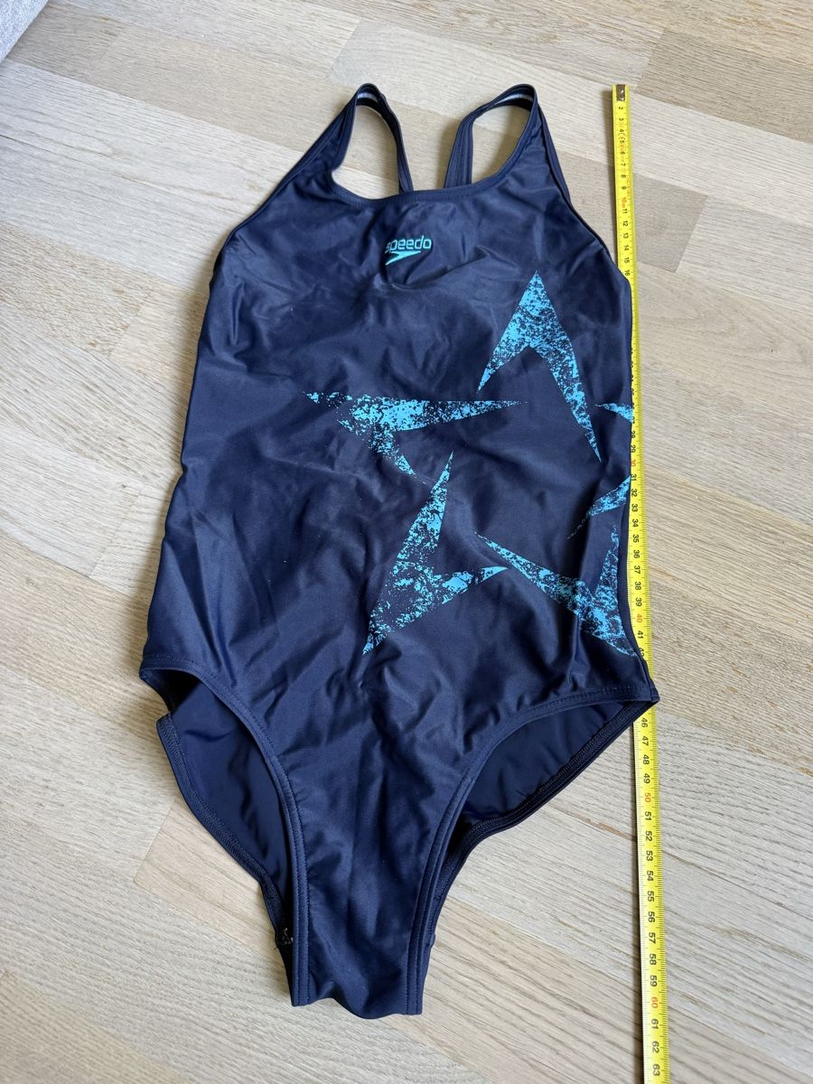 Speedo Badekleider & Bikinis: Speedo Badeanzug, dunkelblau, Grösse 164 – Gebraucht aus Rubigen von Elmacino