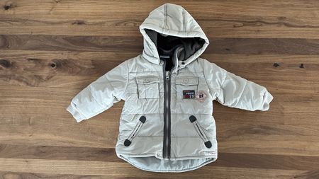 Winterjacke Gr. 80, beige, gefüttert, top Zustand!