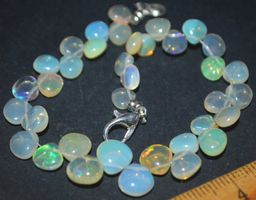 Armband L-2881 – Äthiopische Feuer Opal Tropfen 36 Stück –17