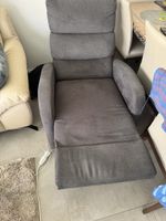 Sessel grau Funktionen gut erhalten