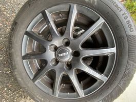 4 Winterräder 205/60 R15 Alufelgen Rial
