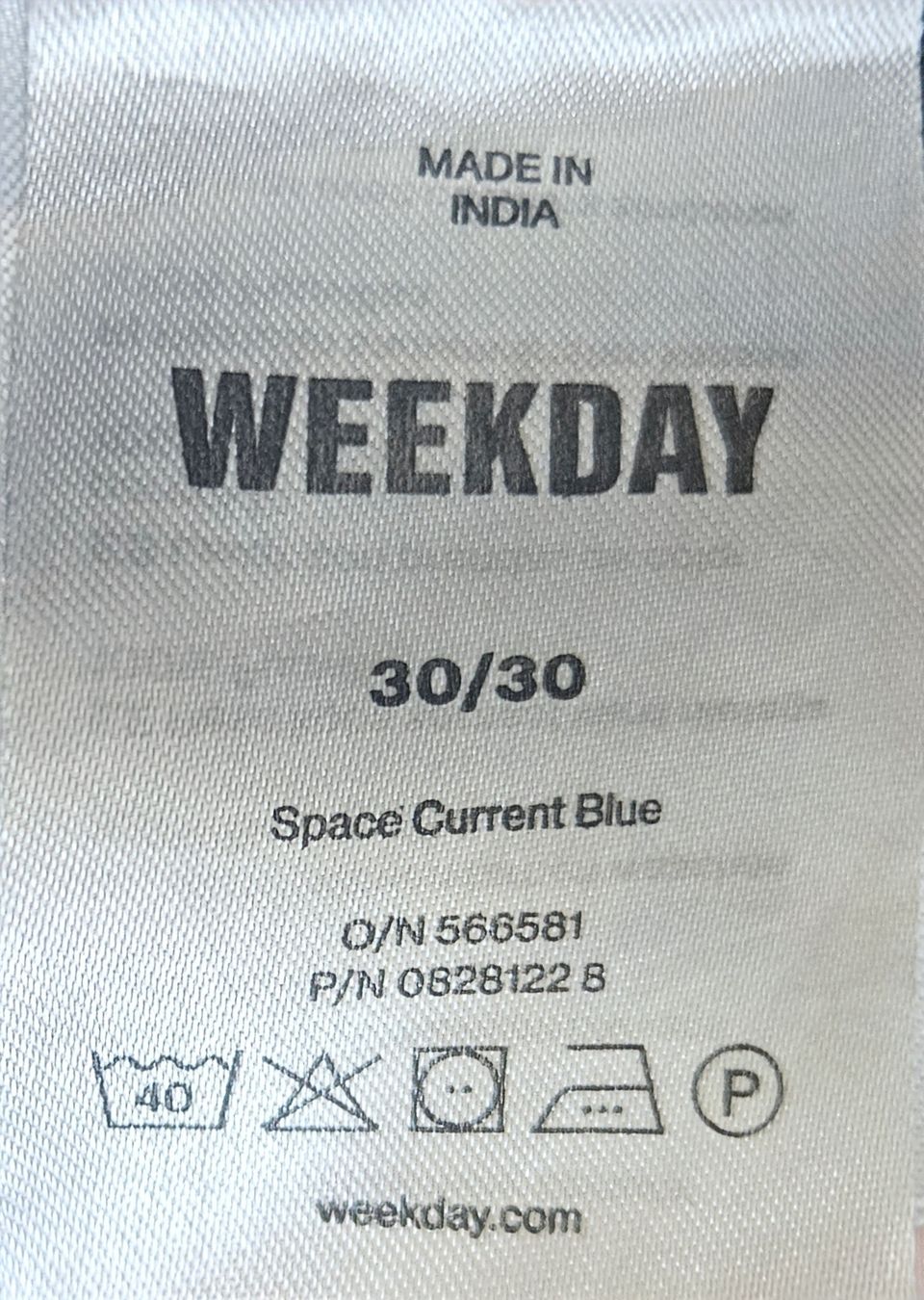 Weekday Jeans: Jeans Weekday Space Current Blue W30L30  – D'occasion à Volketswil par Descerado 3