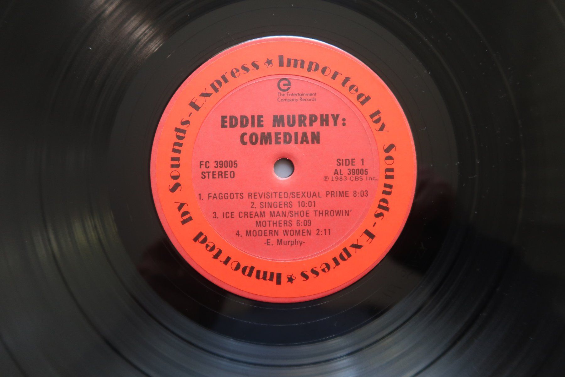 Dischi in vinile: EDDIE MURPHY - COMEDIAN - VINYL LP – Usato da Basel venduto da Patiscat 2