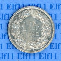 CHF___1.00 1880 unz-stgl 1 Franken