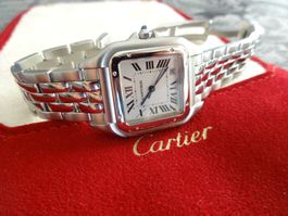 Cartier Panthère-Damen Armbanduhr aus Edelstahl Top