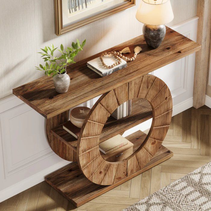 Tavoli: Konsolentisch 105cm Runddesign 3 Ebenen – Nuovo e nell'imballaggio originale da Gretzenbach venduto da Genfi-Shop 7
