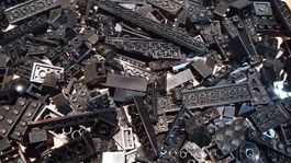 Lego 280 Schwarze Teile -C28