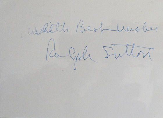 Autografi: Ralph Sutton (1922-2001) Jazz-Pianist - Autogramm – Usato da Dietikon venduto da cyranos1