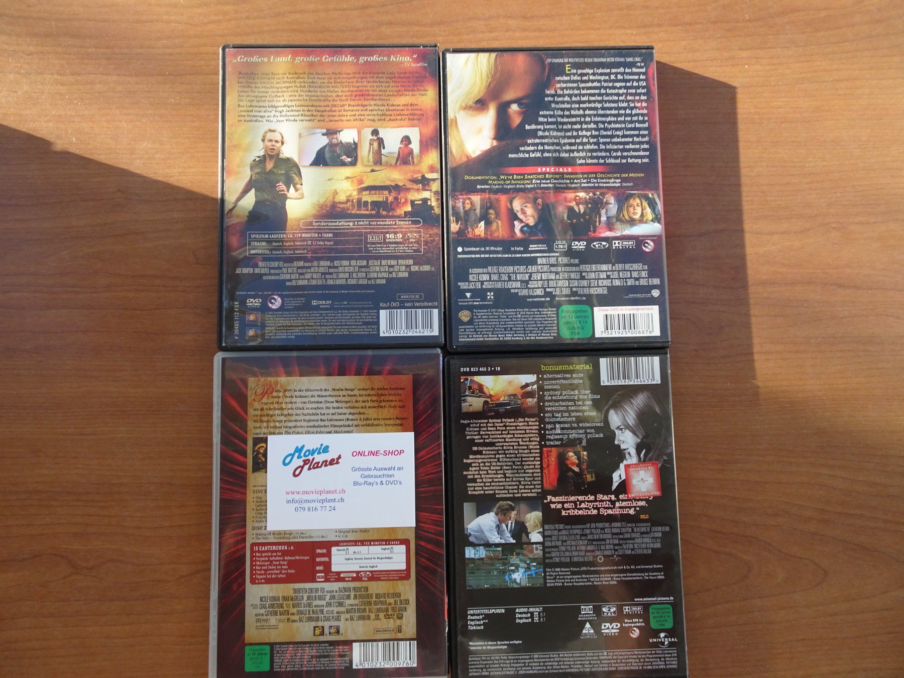 Tutti i DVDs: Nicole Kidman Filme – Usato da Schenkon venduto da Movieplanet 2