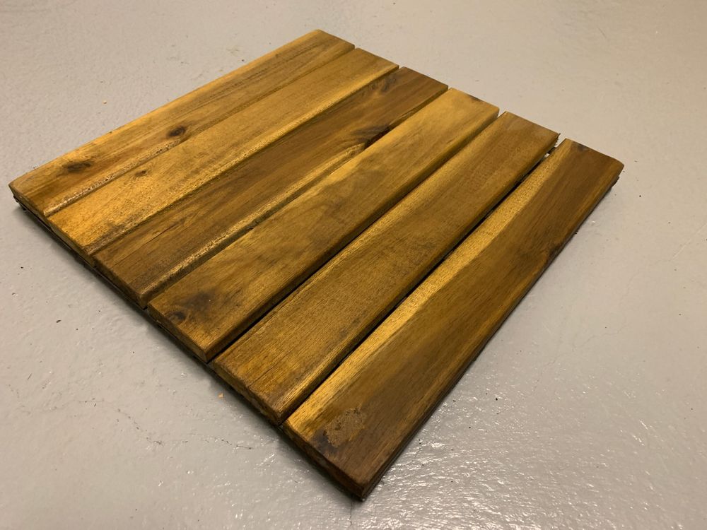 71 Holzplatten(30x30cm) Akazie, für Terasse, Balkon, Garten Kaufen