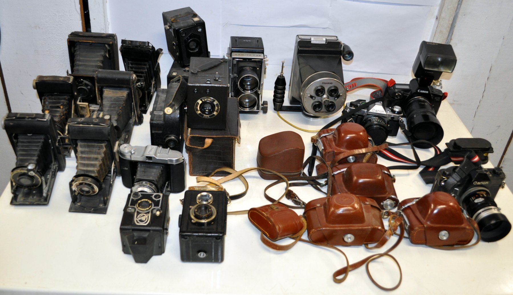 Lot 4 Appareils Polaroids Anciens – Vintage, Collection, Photos